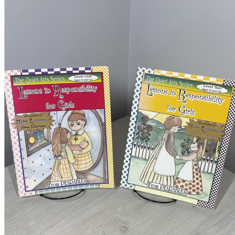 Pearables Home Economics Homeschool Lessons in Responsibility for Girls Lvl 1 2